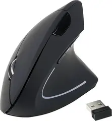 Equip Ergonomic wireless Mouse black, USB