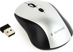 Gembird wireless Optical Mouse 4B-02 black/silver, USB