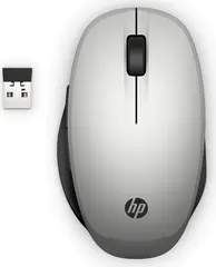 HP dual mode Mouse 300 silver, USB/Bluetooth