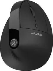 JLab JBuds Ergonomic wireless vertical Mouse, black, USB/Bluetooth