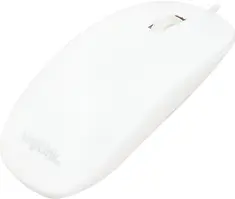 LogiLink Optical flat Mouse white, USB