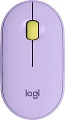 Logitech M350 Pebble wireless Mouse Lavender Lemonade, USB/Bluetooth