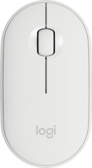 Logitech M350 Pebble wireless Mouse Off-white, USB/Bluetooth