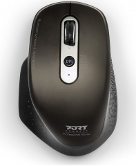 Port Designs wireless rechargeable Office Executive Mouse, USB/Bluetooth