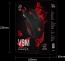 A4Tech Bloody V9M 2-Fire Gaming Mouse black, USB