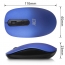 Act wireless Mouse 1200dpi blue, USB 