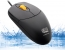 Adesso iMouse W3 Antimicrobial Waterproof Mouse with magnetic Scroll Wheel black, USB