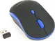 Gembird wireless Optical Mouse 4B-03 black/blue, USB