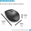 HP 635M Multi-Device wireless Mouse, Nightfall Black black/grey, USB/Bluetooth