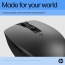 HP 710 rechargeable Silent Mouse black, USB/Bluetooth