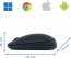 Leitz Cosy SureTrack wireless mouse black, USB/Bluetooth