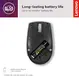 Lenovo 300 wireless Compact Mouse Arctic Grey, USB