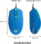 Logitech G203/G102 Lightsync blue, USB