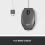 Logitech M100 Refresh 2022 Optical Mouse grey, USB