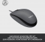 Logitech M100 Refresh 2022 Optical Mouse grey, USB