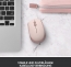 Logitech M171 wireless Mouse pink, USB