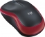 Logitech M185 wireless Mouse black/red, USB