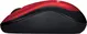 Logitech M185 wireless Mouse red/black, USB