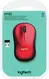 Logitech M185 wireless Mouse red/black, USB