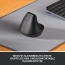 Logitech lift Left vertical Ergonomic Mouse, graphite, left hander, Logi Bolt, USB/Bluetooth