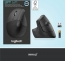 Logitech lift Left vertical Ergonomic Mouse, graphite, left hander, Logi Bolt, USB/Bluetooth