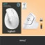 Logitech lift vertical Ergonomic Mouse, Off-white, Logi Bolt, USB/Bluetooth