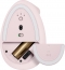 Logitech lift vertical Ergonomic Mouse, Rose, Logi Bolt, USB/Bluetooth