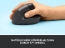 Logitech lift vertical Ergonomic Mouse, graphite, Logi Bolt, USB/Bluetooth