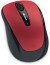 Microsoft wireless Mobile Mouse 3500 poppy red, USB