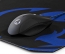 Nedis Yesaqua Gaming Mouse and mousepad kit, black, USB 