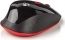 Nedis wireless Mouse with Nano dongle, black/red, USB