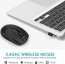 Riitek RM100+ wireless Mouse black, USB