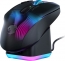 Roccat Kone XP Air with charging station, Ash Black, USB/Bluetooth