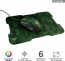 Trust Gaming GXT 781 Rixa Gaming Mouse + mousepad, camo green, USB