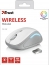 Trust Yvi FX wireless Mouse white, USB