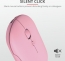 Trust puck wireless Mouse pink, USB/Bluetooth