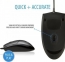 V7 Full Size Optical Mouse silver, USB