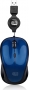 Adesso iMouse S8L Illuminated Retractable mini Mouse blue, USB