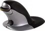 Fellowes Penguin ambidextrous vertical mouse, wireless, size L, black/silver, USB