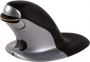 Fellowes Penguin ambidextrous vertical mouse, wireless, size M, black/silver, USB (9894701)