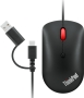 Lenovo ThinkPad USB-C wired Compact Mouse Raven Black, USB