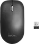 LogiLink Lightweighted wireless travel Mouse black, USB