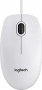 Logitech B100 Optical Mouse white, USB