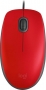 Logitech M110 Silent red, USB