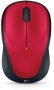 Logitech M235 wireless Mouse red, USB (910-002496 / 910-002497)