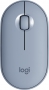 Logitech M350 Pebble wireless Mouse Blue Grey, USB/Bluetooth (910-005719 / 910-005773)