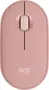 Logitech M350s Pebble Mouse 2 pink, Logi Bolt, USB/Bluetooth