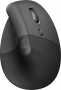 Logitech lift vertical Ergonomic Mouse, graphite, Logi Bolt, USB/Bluetooth