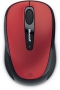 Microsoft wireless Mobile Mouse 3500 poppy red, USB (GMF-00013)