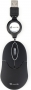 NGS Sin Laptop Mouse with Retractable cable black, USB (NGS-MOUSE-0973)